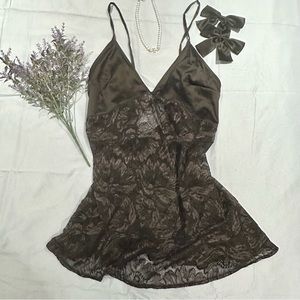 Lace Butterfly Slip Dress